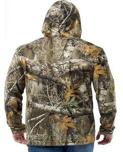 Sweat-shirt à capuche Realtree Camo pour homme, 100% polyester respirant, vêtements de chasse, pêche, camouflage extérieur - Product Image 2