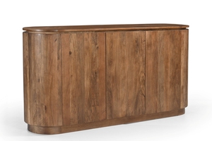 Buffet moderne ovale à 3 portes grande capacité - Product Image 2