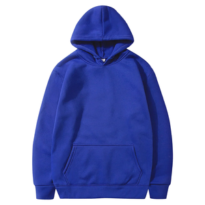Prix de gros – Sweats à capuche blancs et personnalisés, coupe classique, en molleton de coton, décontractés, pour l'automne, avec poches - Product Image 2