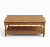 Table basse moderne pour salon, OEM ODM, écologique, pliable, gonflable, en bois d'acacia massif, meubles personnalisés pour la maison
