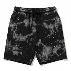 Pantalones Cortos Deportivos Casuales para Hombre, Estampado Floral Tie Dye, Alta Calidad, Transpirables, Ecológicos, para Playa, Verano 2026 - Product Image 1