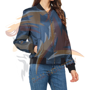 Chaqueta de satén para mujer con cierre de cremallera de la mejor calidad, estilo streetwear a prueba de viento, 100% seda, a bajo precio. - Product Image 5