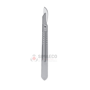 Bisturí desechable Fig. 20 Cuchillas Quirúrgicas Estériles de Acero Inoxidable de Un Solo Uso, Instrumento Médico de Marca Privada OEM - Product Image 4