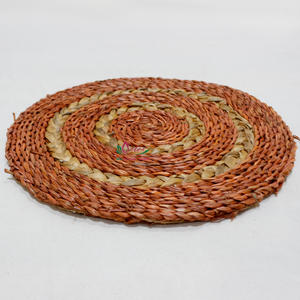 Artex Dong Thap Factory Eco-friendly Handmade Woven Vintage Luxury <b>Placemats</b> Home Decorative Color-mixed Items - Product Image 6