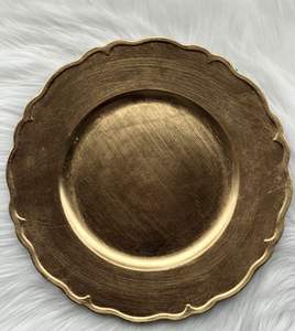 Assiettes et plats réutilisables de style vintage pour événements, fournitures de table et décoration de repas - Product Image 3