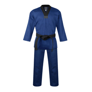 Uniforme de Taekwondo Personnalisé en Gros, 100% Coton, Ensemble Blanc d'Arts Martiaux avec Ceinture, Unisexe Adulte - Product Image 5