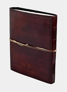 Carnet de notes pour invités Flowers Journal - Carnet de croquis en cuir - Product Image 3