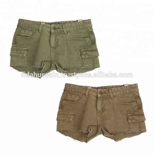 Pantalones cortos de trabajo para mujer personalizados, algodón de alta calidad, cintura alta regular, los mejores pantalones de trabajo - Product Image 4