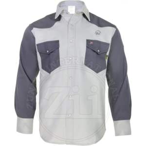 Camisa Resistente al Fuego ZUNEZI INTERNATIONAL para Hombre -2, Cintas Reflectantes de Alta Visibilidad, ATPV 8.7 Cal/cm, NFPA 2112, NFPA70E - Product Image 1