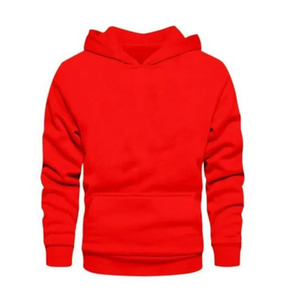 Supplying Bulk Streetwear Fashion Buyers Long Sleeve <b>Red</b> Hood <b>Sweatshirt</b> - Product Image 2