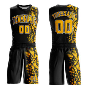 Conjunto de Uniforme de Baloncesto Sublimado Personalizado, Camiseta sin Mangas, Pantalones Cortos, Negro y Verde, Nombre del Equipo 00, Ropa Deportiva Unisex para Adultos - Product Image 4