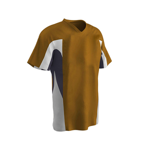 Ensembles d'uniformes de baseball de qualité professionnelle 100% polyester à manches courtes avec logo personnalisé, design personnalisé, respirant et à séchage rapide, vêtements de sport - Product Image 5