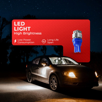 Bombillas LED Roadpower Blue T10, Paquete de 10, 12V CANbus, Sin Errores, Plug and Play, Ajuste Universal, Bajo Consumo 5W, Súper Brillantes 5-SMD 5050