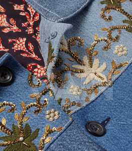 Veste d'hiver pour homme, coupe slim, fabrication professionnelle, vêtement décontracté, mode, épaisse, veste en jean pour homme, avec personnalisation - Product Image 4