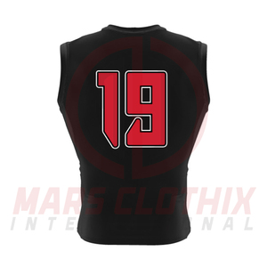 Uniformes de fútbol americano 7 contra 7 personalizados de alta calidad al por mayor, ropa deportiva con logo impreso personalizado, uniformes 7 contra 7 en color sólido - Product Image 6