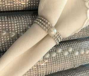 Elegant Gold Metal Napkin Rings Modern Luxury Wedding Dinner <b>Table</b> <b>Decoration</b> <b>Accessories</b> Eco-Friendly Durable Customizable - Product Image 4