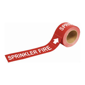 Marqueurs adhésifs pour tuyaux d'incendie Brady Sprinkler - Marqueurs adhésifs pour tuyaux d'incendie Sprinkler - Product Image 2