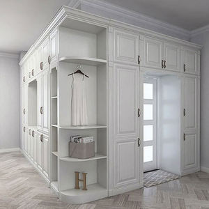 Meubles de maison américains aux normes excellentes Armoire au design moderne Armoire armoire en MDF de qualité E1 personnalisable - Product Image 6