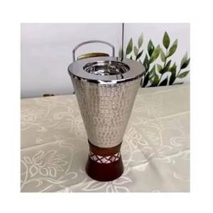 Quemador de incienso de madera de pino con caligrafía árabe, soporte para incienso Oud, ecológico, 100% natural, Mabkhara decorativa islámica para el hogar. - Product Image 1