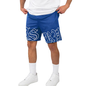 กางเกงขาสั้นตาข่ายพิมพ์ลายแบบซับลิเมชั่น แห้งเร็ว สำหรับผู้ชายและผู้หญิง เหมาะสำหรับออกกำลังกาย วิ่ง เล่นกีฬา เป็นมิตรกับสิ่งแวดล้อม ระบายอากาศได้ดี - Product Image 1