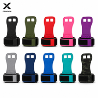 Agarraderas Personalizadas para Levantamiento de Pesas, Agarraderas Ajustables para Gimnasio, Agarraderas Resistentes para Entrenamiento, Material PU Transpirable para Fitness