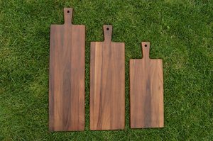 Planche à découper rectangulaire en bois pour une utilisation en cuisine moderne - Product Image 5