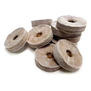Pellets de turba de coco biodegradables de bajo costo para germinar semillas, pellets de fibra de coco, plugs de cocopeat - Product Image 1
