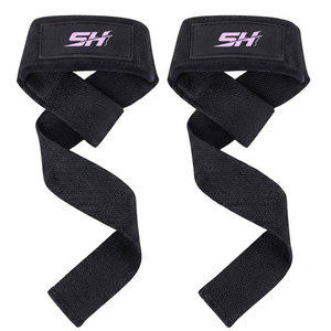 Sangles de musculation unisexes renforcées avec boucle de poignet pour haltères, accessoire d'entraînement intensif pour soulevé de terre et entraînement de force - Product Image 4