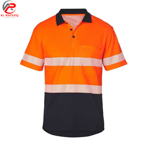 Camiseta Polo de Alta Visibilidad con Logotipo Personalizado de Primera Calidad, Camiseta de Seguridad Reflectante para Carreteras con Alta Visibilidad - Product Image 3