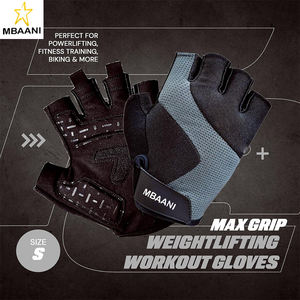 Guantes de Entrenamiento Max Grip para Levantamiento de Pesas, para Hombres y Mujeres, para Gimnasio, Ciclismo, Entrenamiento Físico, Ligeros, Transpirables, Antideslizantes - Product Image 2
