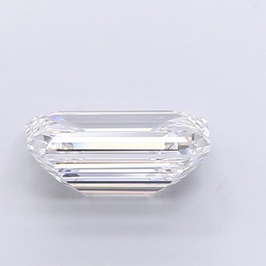 Création de bijoux d'élite : magnifique diamant blanc de 3,01 carats, couleur D, pureté VVS2, taille émeraude, cultivé en laboratoire, avec une finition excellente. - Product Image 2