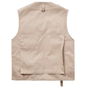 Gilet de chasse en toile Cordura orange pour l'été - Léger, respirant, multi-poches, doublure amovible personnalisée, unisexe - Product Image 2