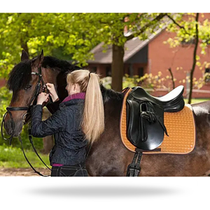 Selle de dressage, selle d'équitation, équipement équestre - Product Image 1