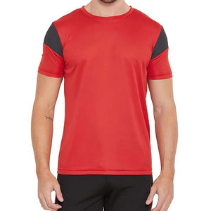 Camisetas deportivas de compresión de secado rápido para hombre con logo personalizado, para gimnasio y fitness, en venta. - Product Image 6