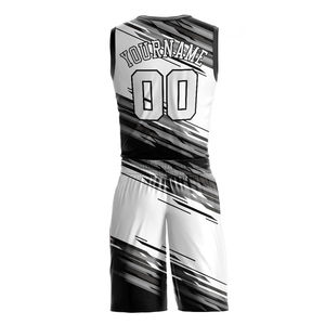 Conjunto de Uniforme de Baloncesto Más Vendido al Por Mayor, Personalizable con su Propio Logotipo, Conjuntos Transpirables con MOQ Bajo - Product Image 3