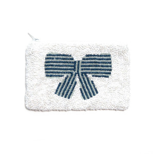 Pochette à monnaie perlée en forme de raquette de pickleball verte, sac magnétique fait à la main, pochette de poignet, pochette de sport scintillante, cadeau, pliable, tendance, pour femmes - Product Image 6