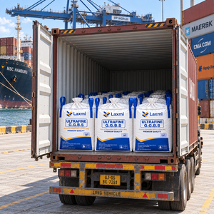 Aglomerante de microescoria mineral ultrafina GGBS de la marca Laxmi para infraestructura ferroviaria, pisos industriales, pistas de aeropuertos y pavimentos. - Product Image 3