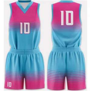Uniforme de Baloncesto Transpirable de Secado Rápido para Adultos Unisex Wembley Sports, 100% Poliéster, Talla Grande, Cuello en V, Mangas Largas, Tela de Malla - Product Image 1