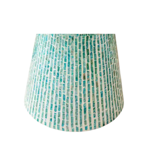 Tabouret contemporain en mosaïque de nacre avec finition artisanale de luxe - Product Image 3