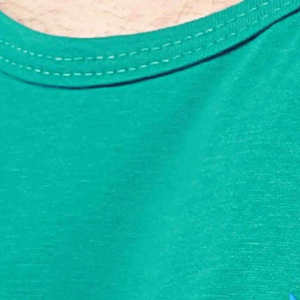 Débardeur Homme Vert Uni Sans Manches Col Rond Respirant Tricoté Décontracté en Coton pour Entraînement Sportif Prix Bas - Product Image 6