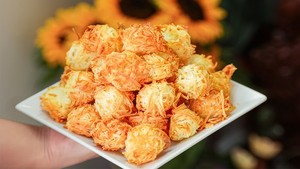 ท็อปปิ้งไอศกรีม ของหวานตกแต่ง มะพร้าวอบกรอบทรงกลม คุกกี้ชิ้นเล็ก เกล็ดมะพร้าว น้ำตาลน้อย แบรนด์ส่วนตัว เวียดนาม - Product Image 5