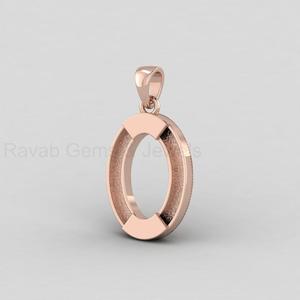 Solid 925 Silver 16x22mm Oval Horseshoe Blank Bezel Charm Pendant Setting for Ashes <b>Horse</b> Hair DIY Keepsake <b>Memorial</b> Jewelry - Product Image 2