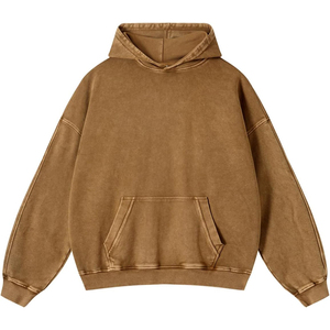 Sudadera con Capucha Oversize para Mujer, Color Sólido, Algodón French Terry, Diseño con Bolsillos, Estilo Casual para Otoño, Superventas 2026 - Product Image 1