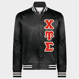 Chaqueta Bomber de Invierno de Alta Calidad |   Parche Bordado Personalizado con Logotipo |   Estilo Universitario |   Ecológico y Resistente al Viento |   OEM ODM Venta al por Mayor - Product Image 5