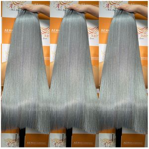 Personnaliser Couleurs Longue Longueur 100% Extensions de Trame de Cheveux Humains Bruts Vietnamiens Cheveux Raides Os à Prix Pas Cher - Product Image 6