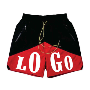 Shorts de course pour hommes en polyester respirant à séchage rapide, taille élastique confortable, prix de gros, été - Product Image 1