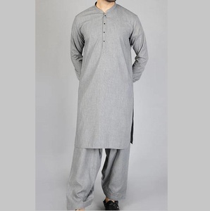 Vente en gros usine : Salwar Kameez pakistanais musulman décontracté pour hommes, en viscose, design tendance et modeste, style islamique - Product Image 1
