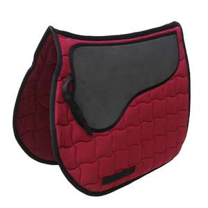 Tapis de selle tout usage personnalisé de haute qualité, confortable, pour dressage et équitation anglaise, en coton et polyester, garnissage élégant - Product Image 2