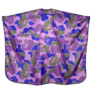 High Quality Luxury <b>Waterproof</b> Polyester BarberCape Professional Hair Cutting Cape for Barbershop Salon Hairdresser and Grooming - Product Image 4