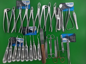 Kit de Instrumentos de Cirugía Oral y Dental, Elevadores y Pinzas para Extracción, Juego de 75 Piezas, Manual, Acero Inoxidable, Reutilizable, Premium - Product Image 5